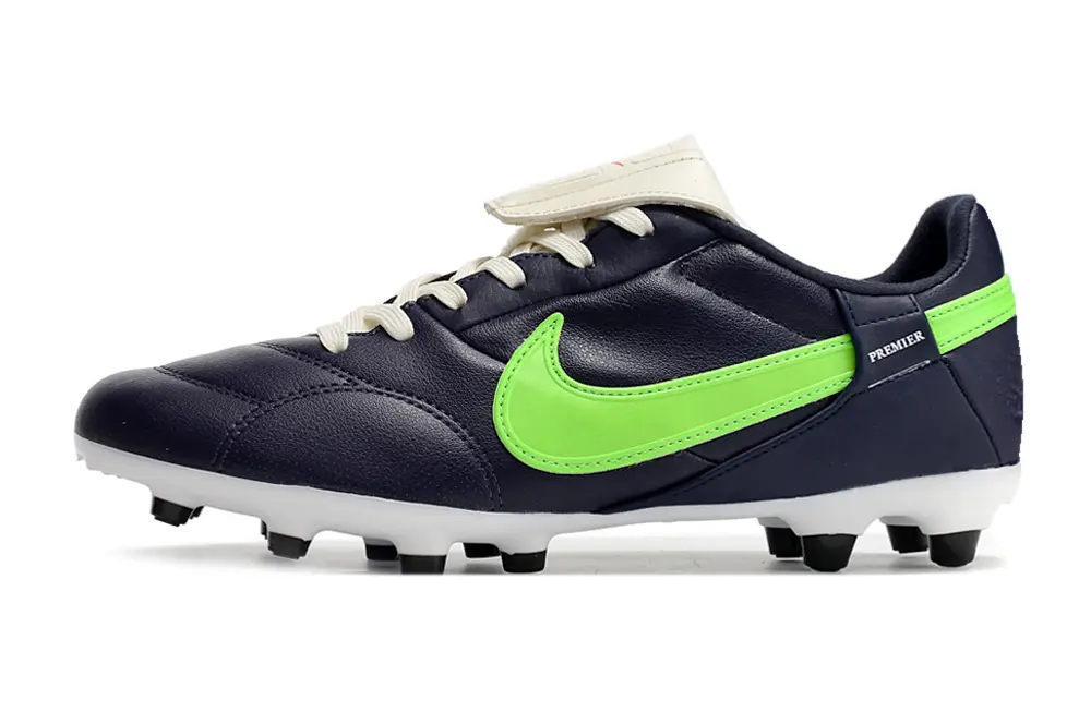 Nike Premier 3 FG - Navy/Lime Green/Navy Blue