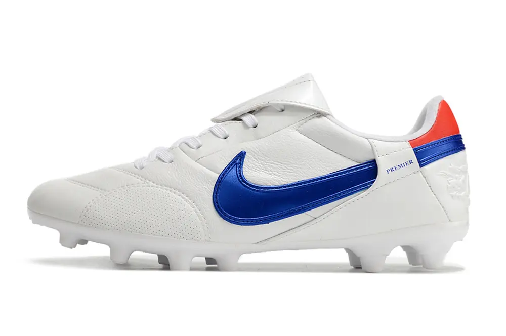 Nike Premier 3 FG - White/Electric Blue/Fiery Red