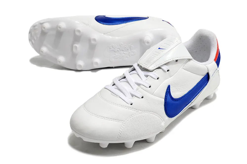 Nike Premier 3 FG - White/Electric Blue/Fiery Red