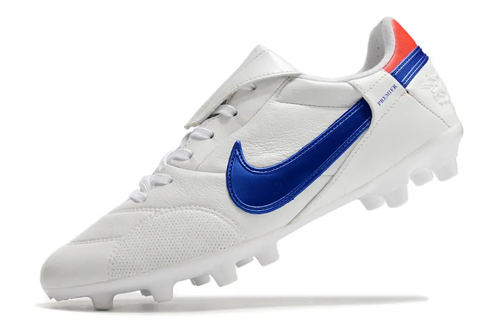 Nike Premier 3 FG - White/Electric Blue/Fiery Red