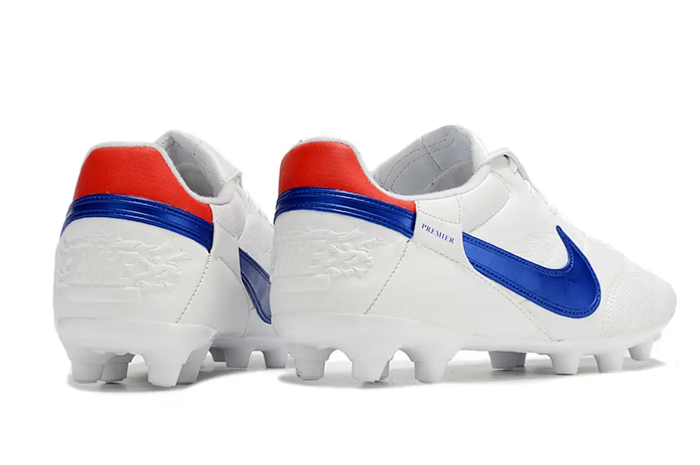 Nike Premier 3 FG - White/Electric Blue/Fiery Red