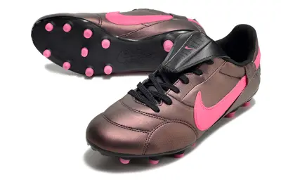 Nike Premier 3 FG Firm Ground Soccer Cleats - Brown/Electric Pink/Black