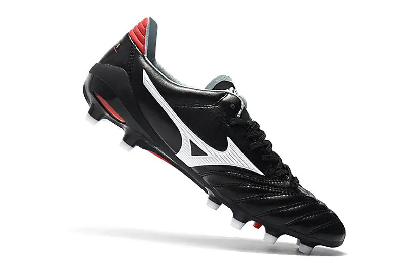 Mizuno Morelia Neo 2 FG - Black/Crimson Red/Snow White