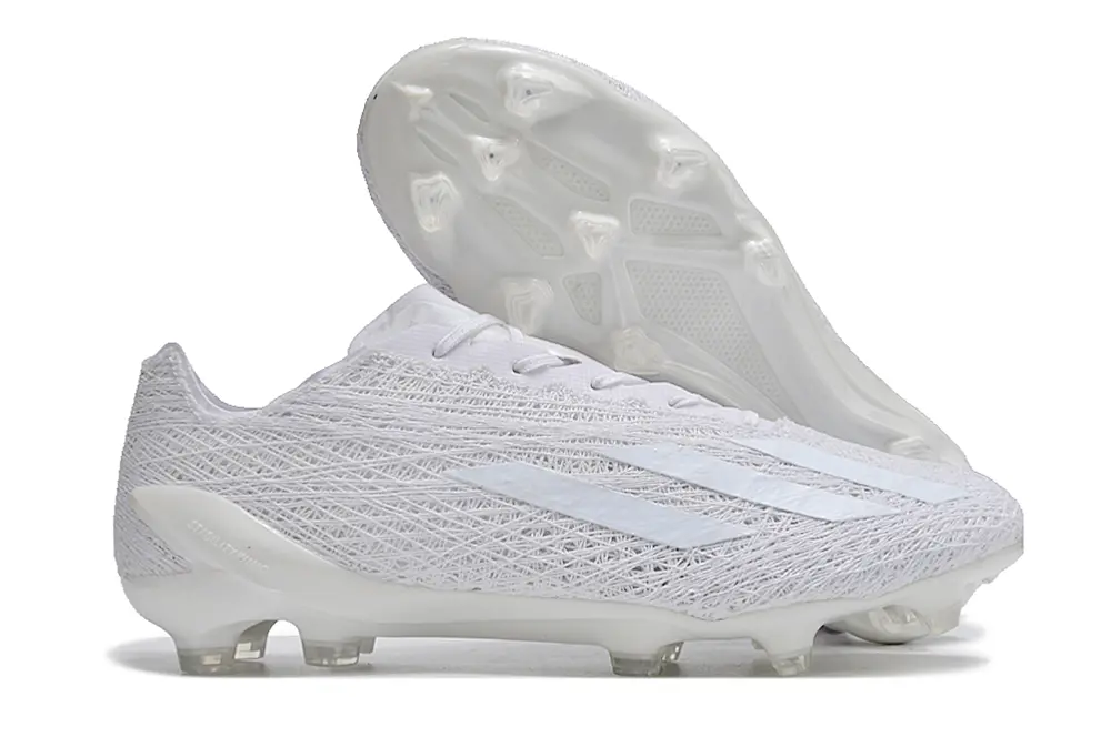 Adidas X Crazyfast Strung+ FG - White/Glossy White/Soft Grey