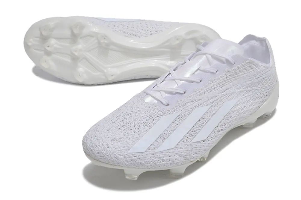Adidas X Crazyfast Strung+ FG - White/Glossy White/Soft Grey
