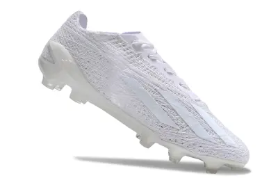 Adidas X Crazyfast Strung+ FG - White/Glossy White/Soft Grey