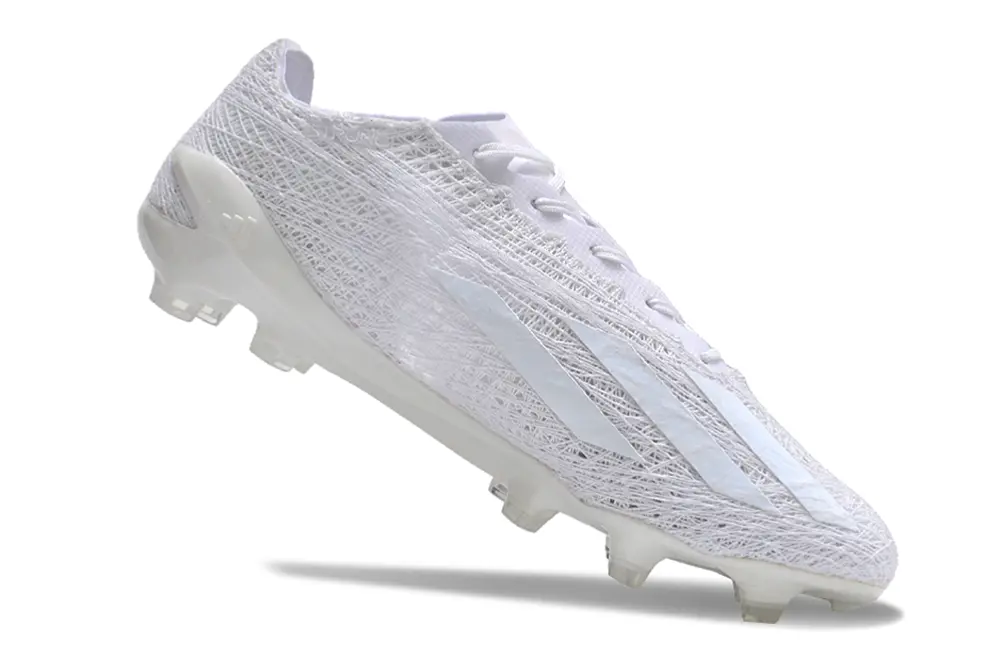 Adidas X Crazyfast Strung+ FG - White/Glossy White/Soft Grey