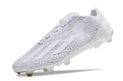 Adidas X Crazyfast Strung+ FG - White/Glossy White/Soft Grey