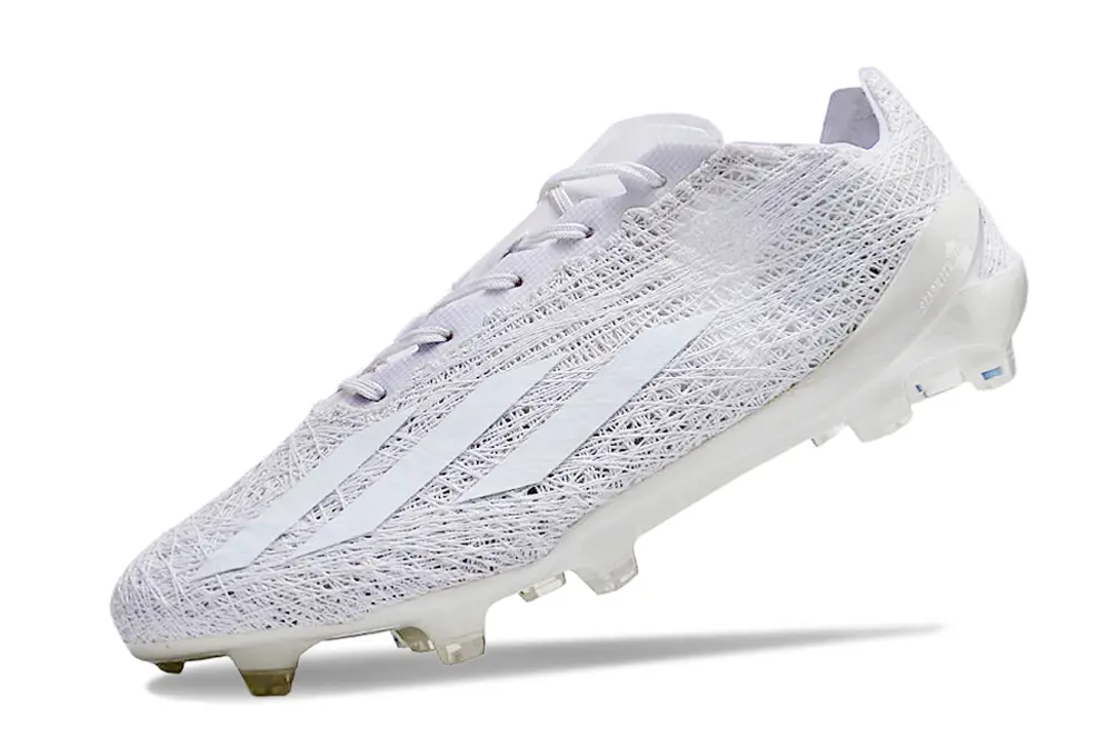 Adidas X Crazyfast Strung+ FG - White/Glossy White/Soft Grey