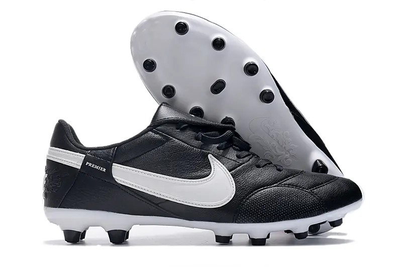 Nike Premier 3 FG - Black/Classic Black/White Stripes