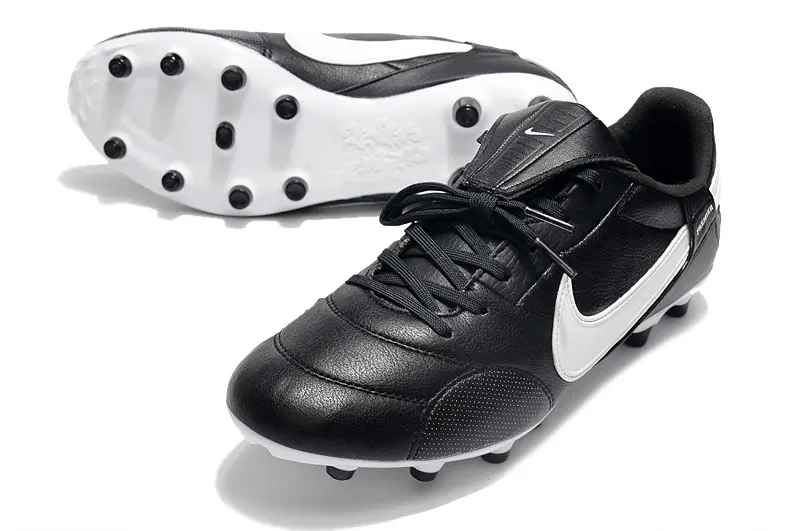Nike Premier 3 FG - Black/Classic Black/White Stripes