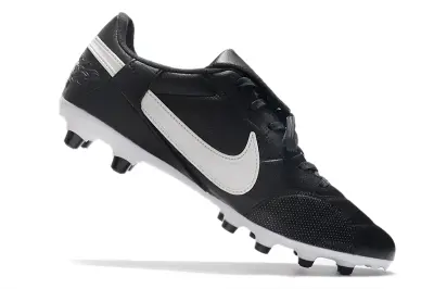 Nike Premier 3 FG - Black/Classic Black/White Stripes