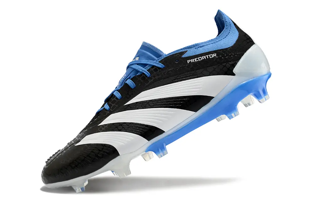 Adidas Predator 24 Elite FG - Black/Ice Blue/White