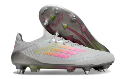 Adidas F50 Elite SG - Gray/Neon Pink/Spring Yellow