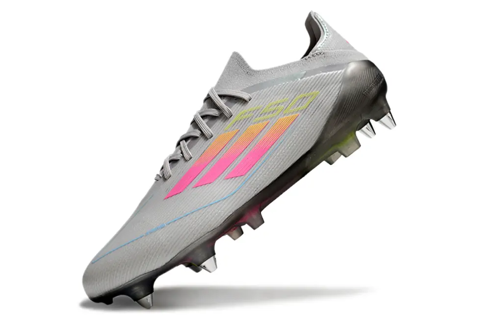 Adidas F50 Elite SG - Gray/Neon Pink/Spring Yellow