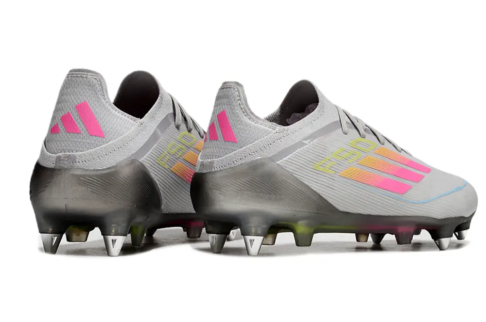 Adidas F50 Elite SG - Gray/Neon Pink/Spring Yellow