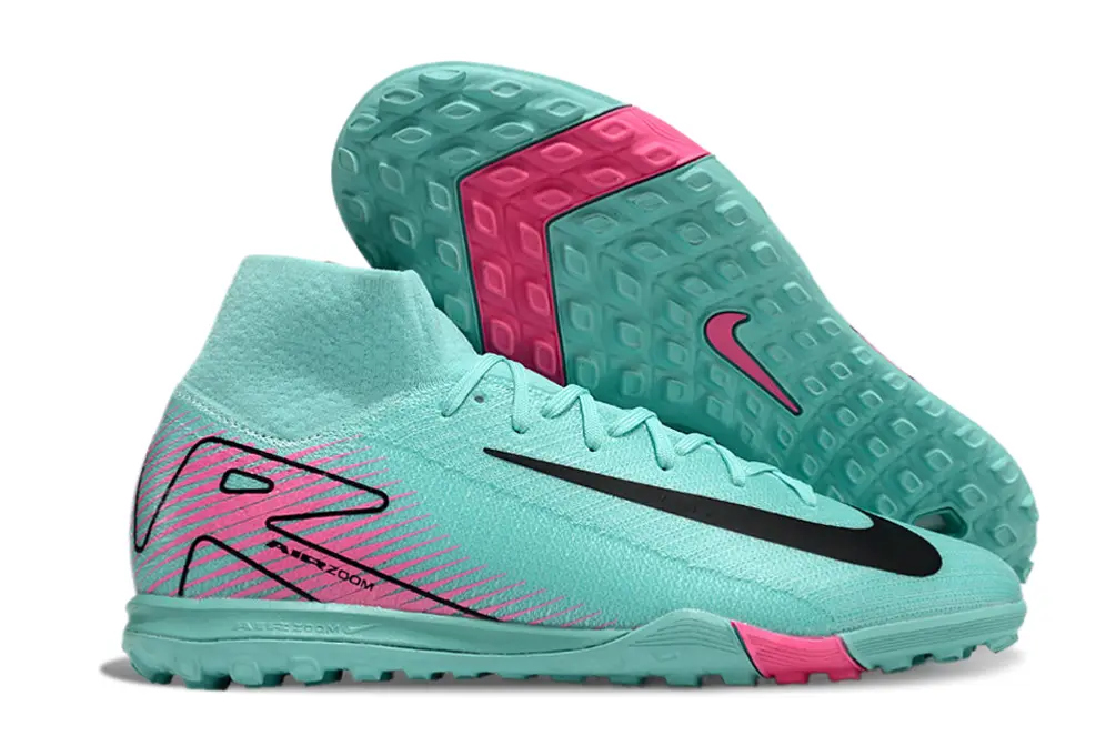 Nike Air Zoom Mercurial Superfly 10 Elite TF - Aqua/Deep Pink/Black