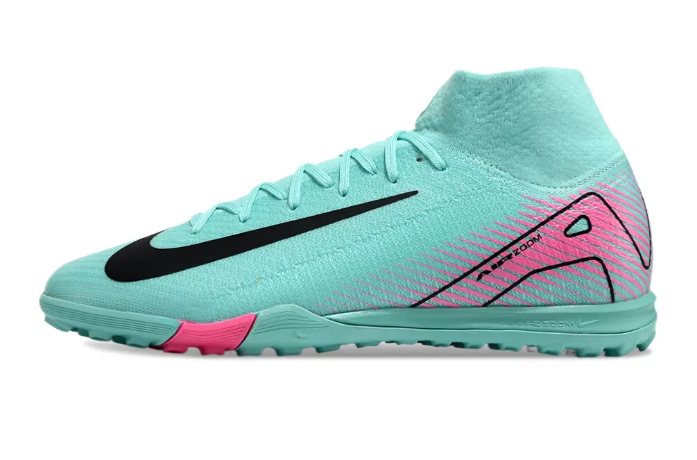 Nike Air Zoom Mercurial Superfly 10 Elite TF - Aqua/Deep Pink/Black