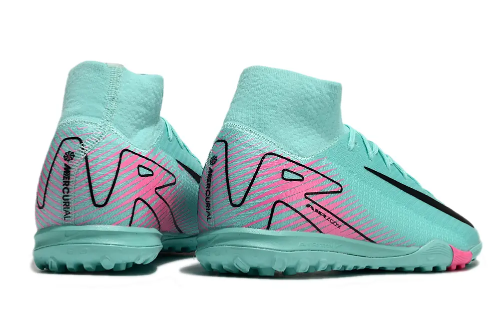 Nike Air Zoom Mercurial Superfly 10 Elite TF - Aqua/Deep Pink/Black