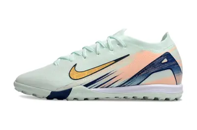 Nike Air Zoom Mercurial Vapor 16 Elite TF - Mint/Coral Pink/Navy Blue