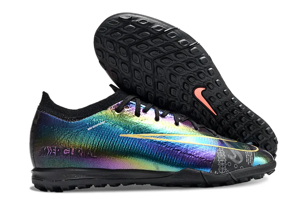 Nike Air Zoom Mercurial Vapor 16 Elite TF - Black/Iridescent Blue/Pink