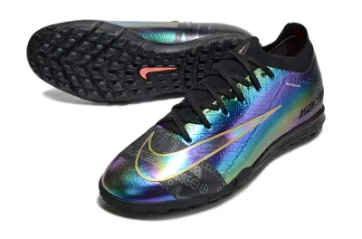 Nike Air Zoom Mercurial Vapor 16 Elite TF - Black/Iridescent Blue/Pink