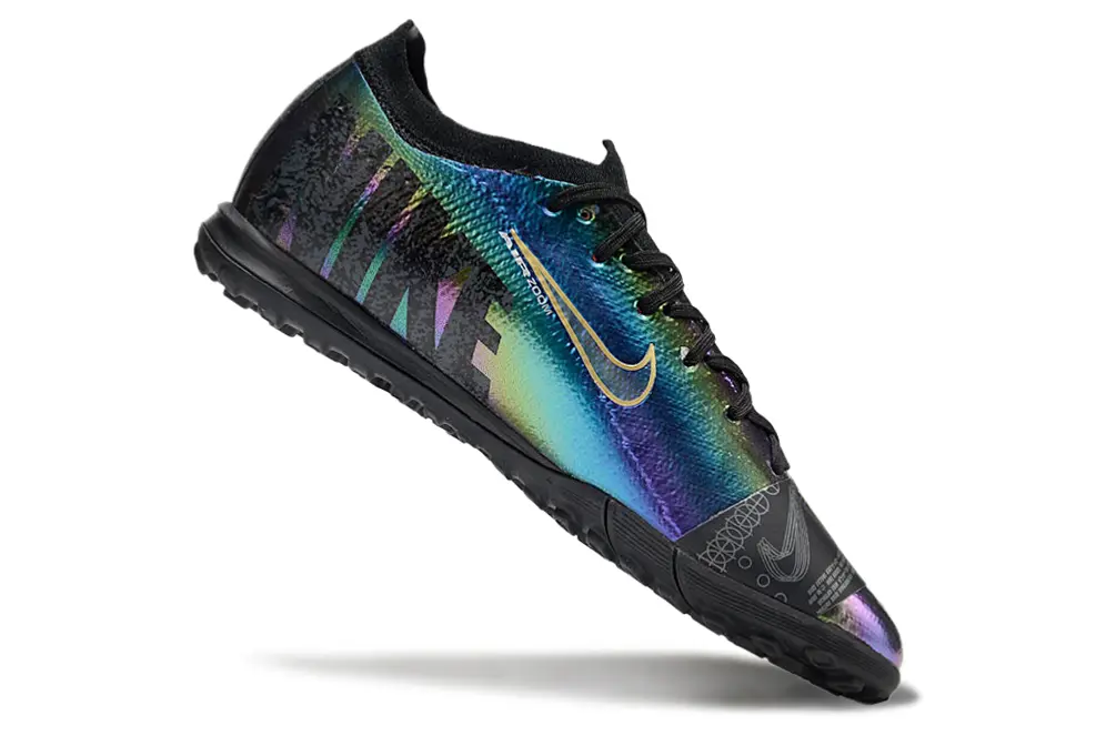 Nike Air Zoom Mercurial Vapor 16 Elite TF - Black/Iridescent Blue/Pink