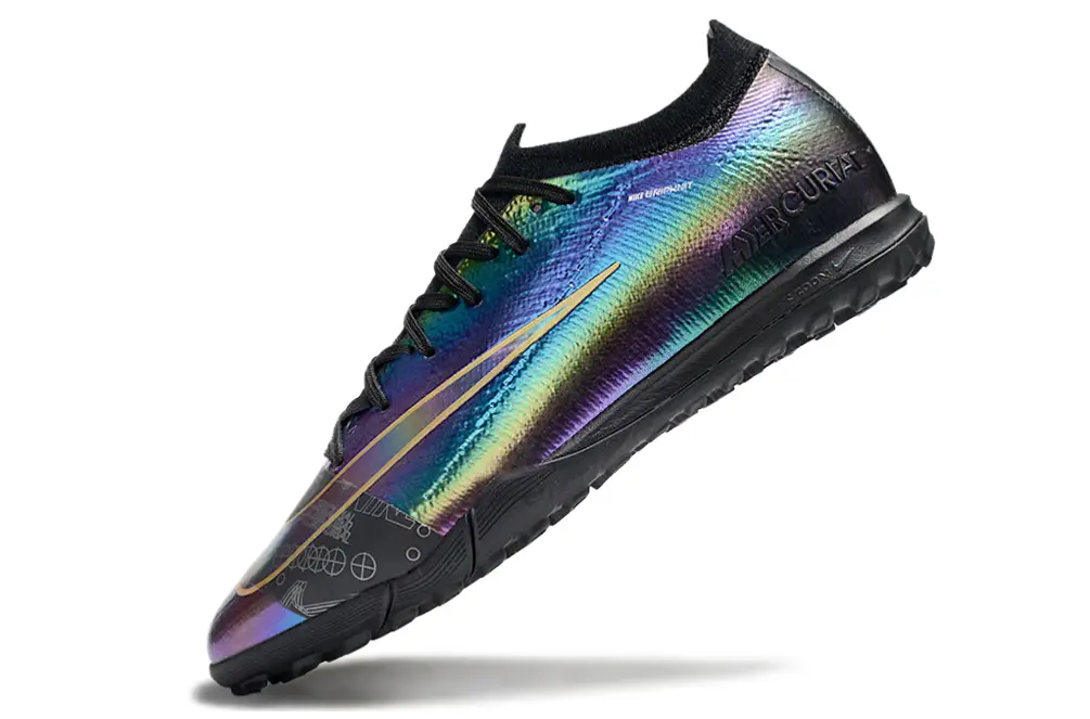 Nike Air Zoom Mercurial Vapor 16 Elite TF - Black/Iridescent Blue/Pink