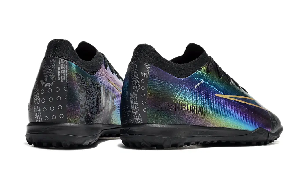 Nike Air Zoom Mercurial Vapor 16 Elite TF - Black/Iridescent Blue/Pink