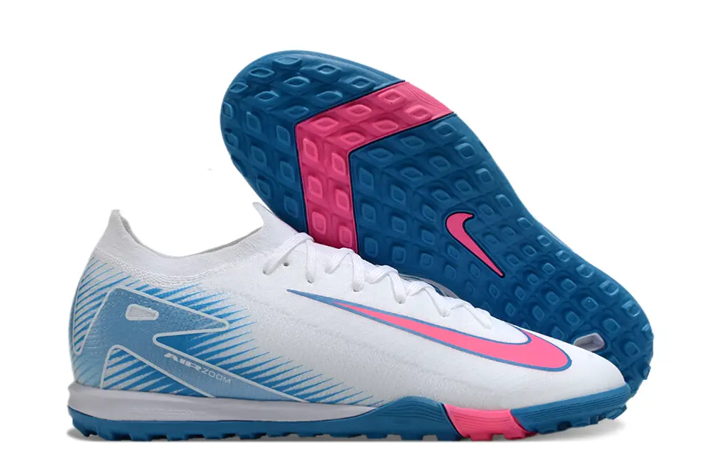 Nike Air Zoom Mercurial Vapor 16 Elite TF - White/Sky Blue/Pink Fusion