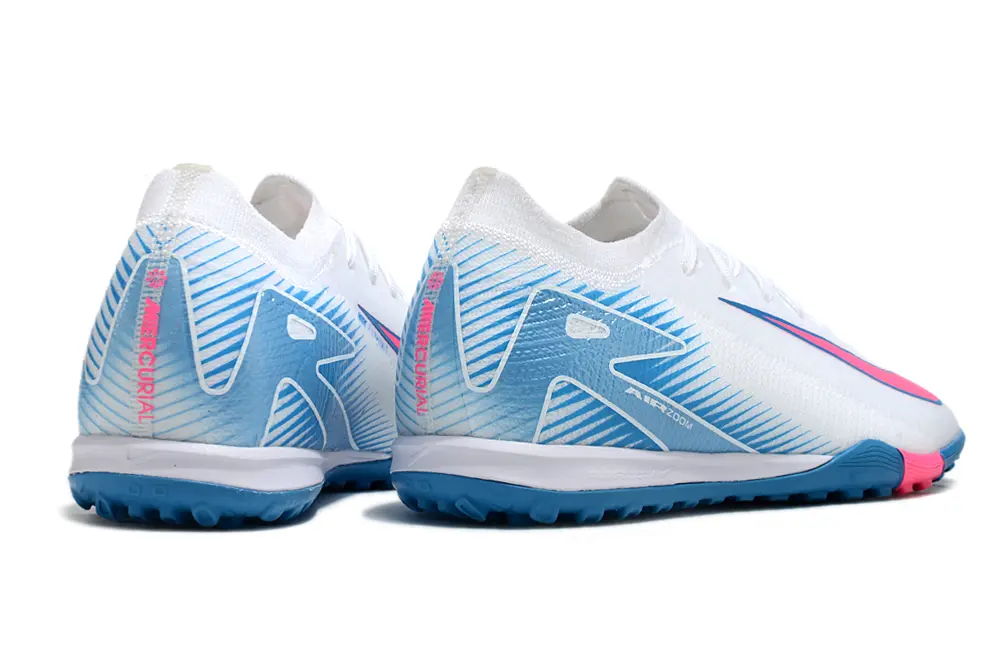 Nike Air Zoom Mercurial Vapor 16 Elite TF - White/Sky Blue/Pink Fusion