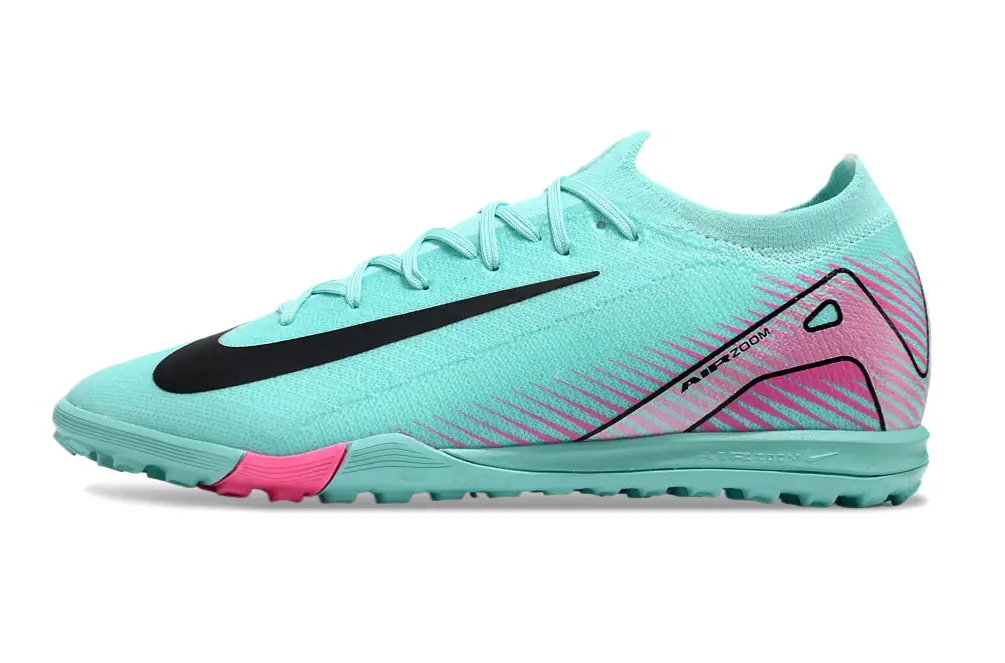 Nike Air Zoom Mercurial Vapor 16 Elite TF - Aqua/Coral Pink/Black