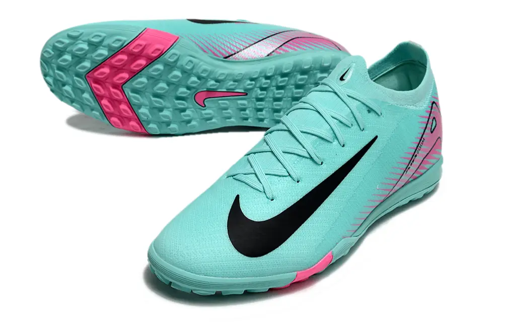 Nike Air Zoom Mercurial Vapor 16 Elite TF - Aqua/Coral Pink/Black