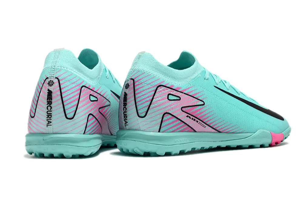 Nike Air Zoom Mercurial Vapor 16 Elite TF - Aqua/Coral Pink/Black