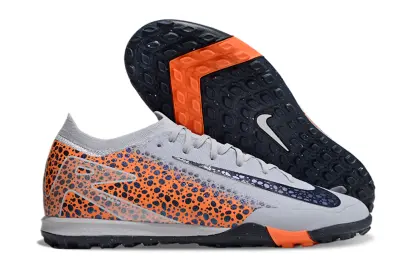Nike Air Zoom Mercurial Vapor 16 Elite TF - Gray/Electric Orange/Navy Blue