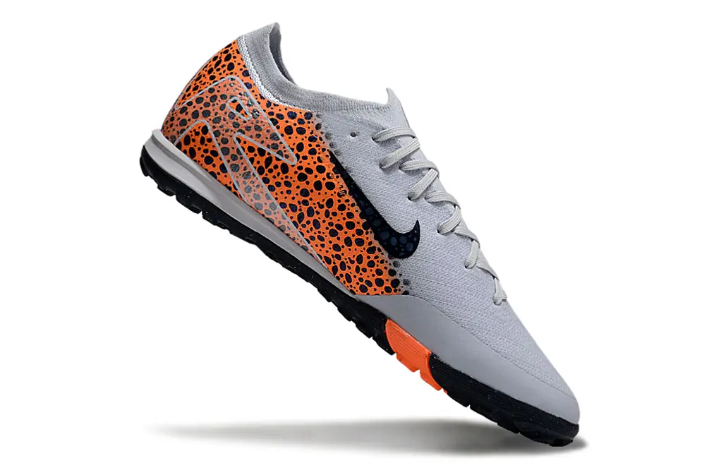 Nike Air Zoom Mercurial Vapor 16 Elite TF - Gray/Electric Orange/Navy Blue