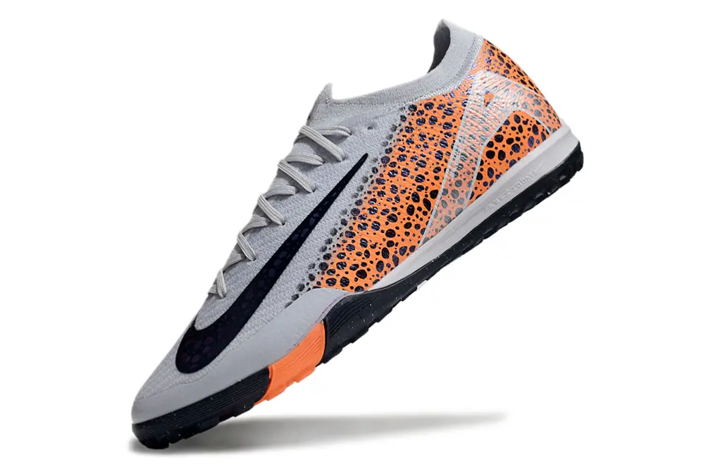 Nike Air Zoom Mercurial Vapor 16 Elite TF - Gray/Electric Orange/Navy Blue