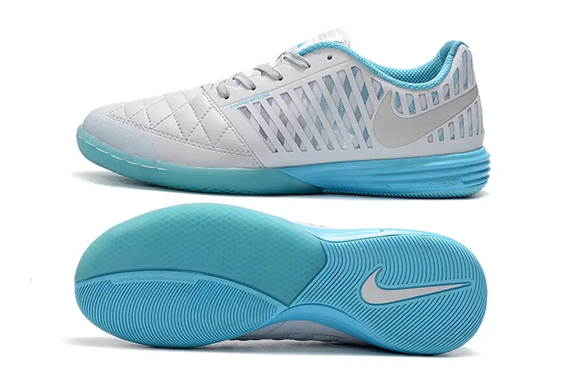 Nike Lunar Gato 2 IC - Gray/Sky Blue/Light Blue