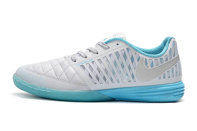 Nike Lunar Gato 2 IC - Gray/Sky Blue/Light Blue