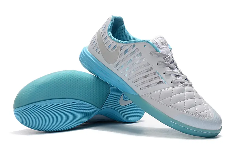 Nike Lunar Gato 2 IC - Gray/Sky Blue/Light Blue
