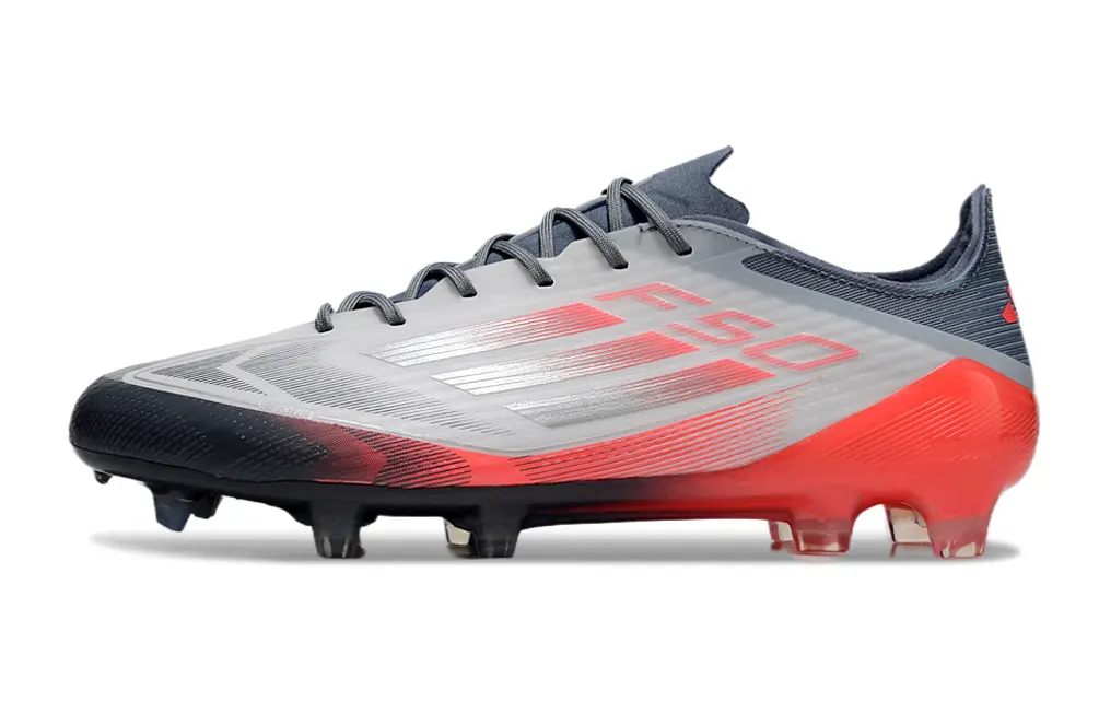 Adidas F50 Elite FG - Gray/Solar Red/Thunder Blue