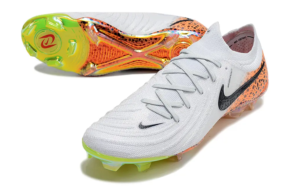 Nike Phantom GX 2 Elite FG - White/Vibrant Orange/Electric Green