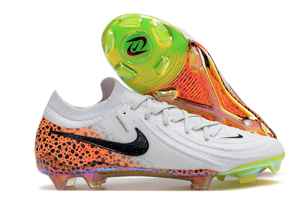 Nike Phantom GX 2 Elite FG - White/Vibrant Orange/Electric Green