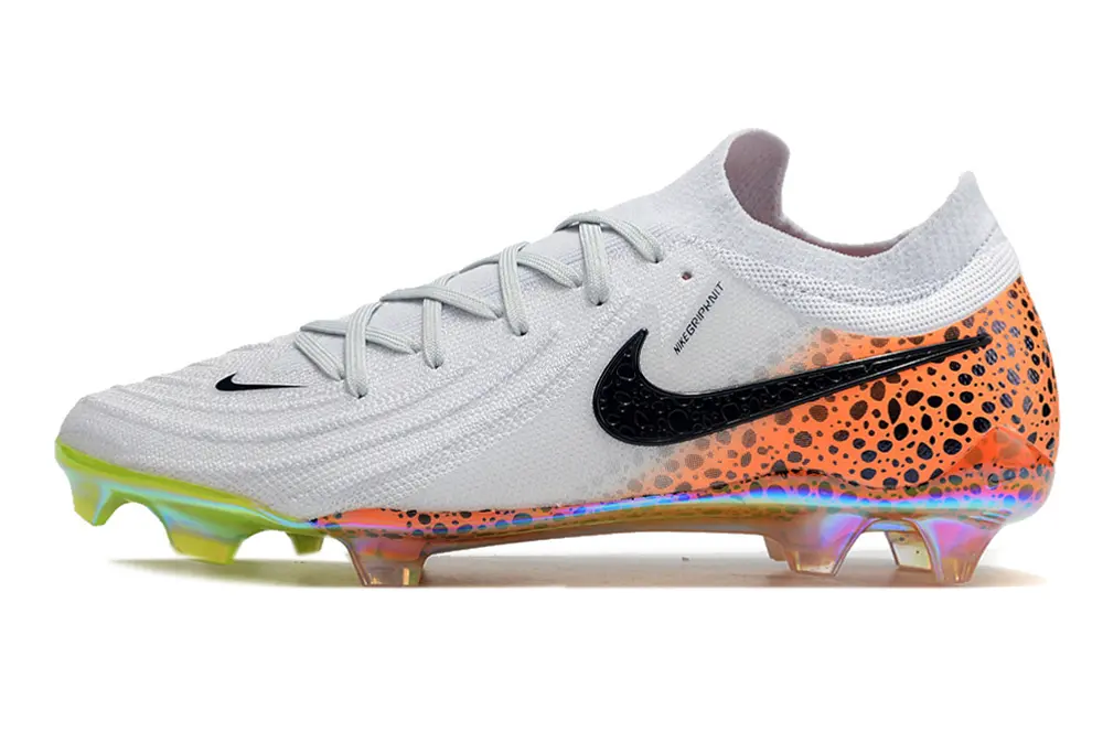 Nike Phantom GX 2 Elite FG - White/Vibrant Orange/Electric Green