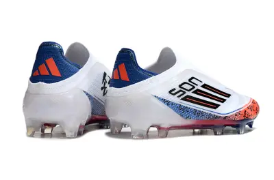 Son x Adidas F50 Elite Laceless FG - White/Bright Orange/Dark Blue