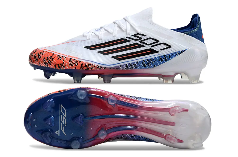 Son x Adidas F50 Elite FG - White/Fiery Red/Navy Blue