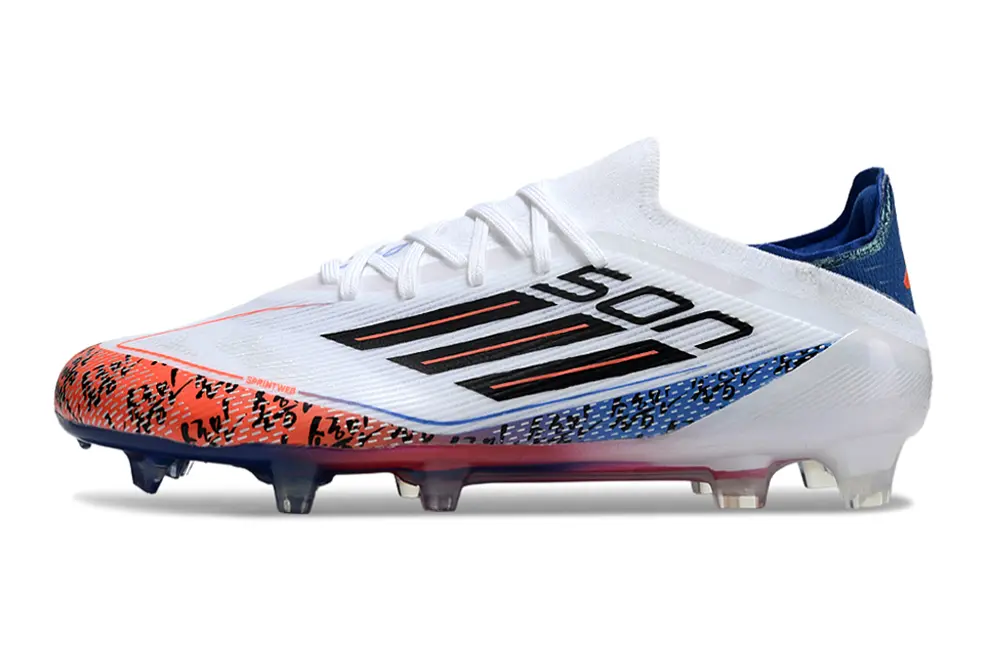 Son x Adidas F50 Elite FG - White/Fiery Red/Navy Blue