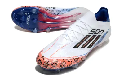 Son x Adidas F50 Elite FG - White/Fiery Red/Navy Blue
