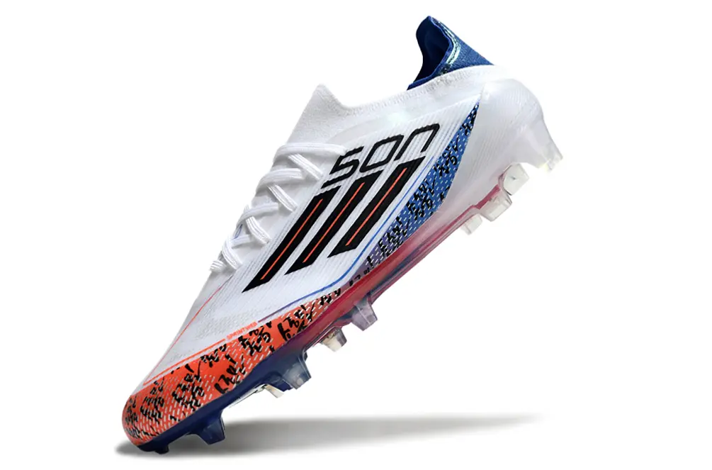 Son x Adidas F50 Elite FG - White/Fiery Red/Navy Blue