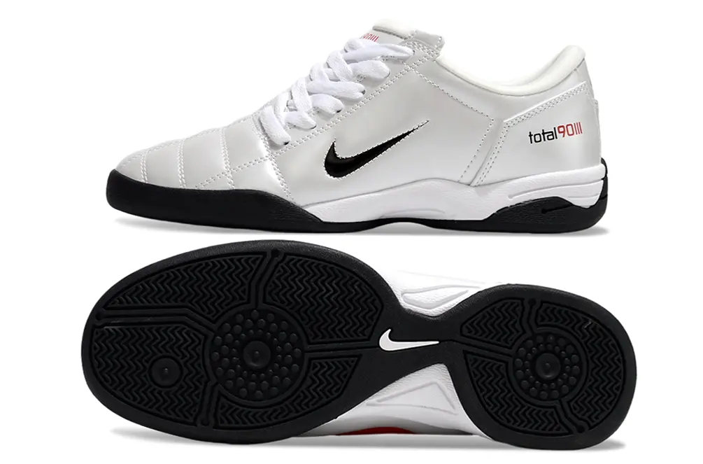 Nike Total 90 III IC - White/Classic Black/Red Accent